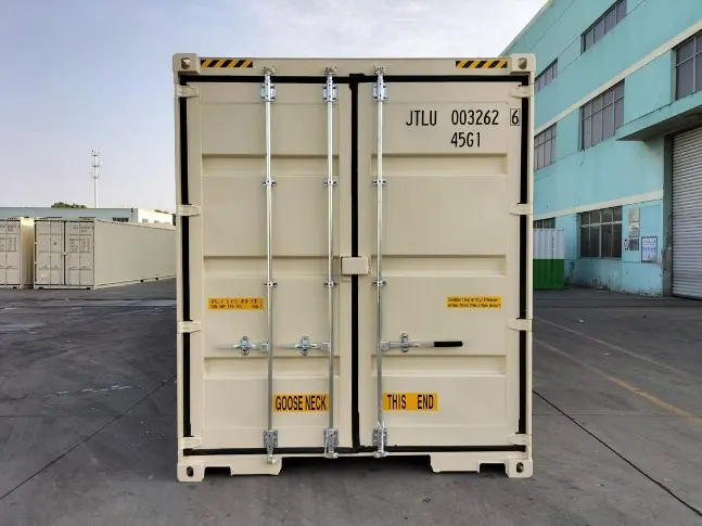 High cube container cargo doors