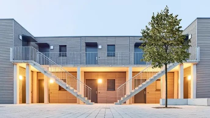 Two-storey container building