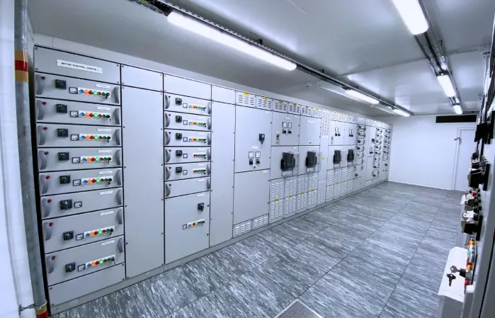 Electrical switchgear room